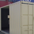 Sliding Door with Lock Box